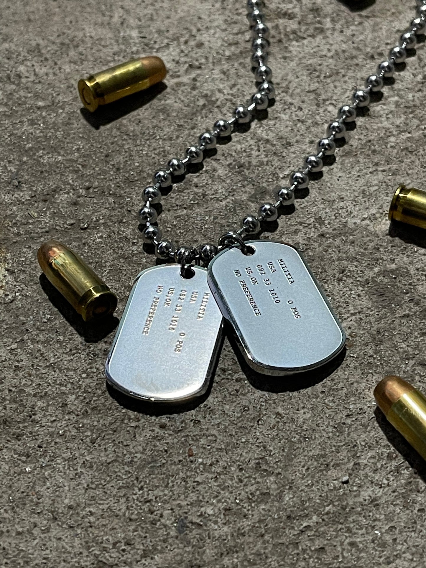 Militia Dog tags